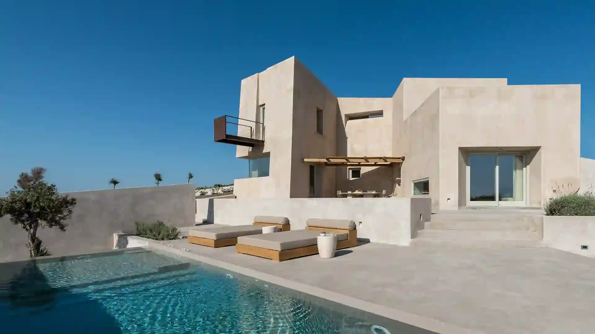 House in Pyrgos سانتورینی معماری Kapsimalis با فرم قلعهای