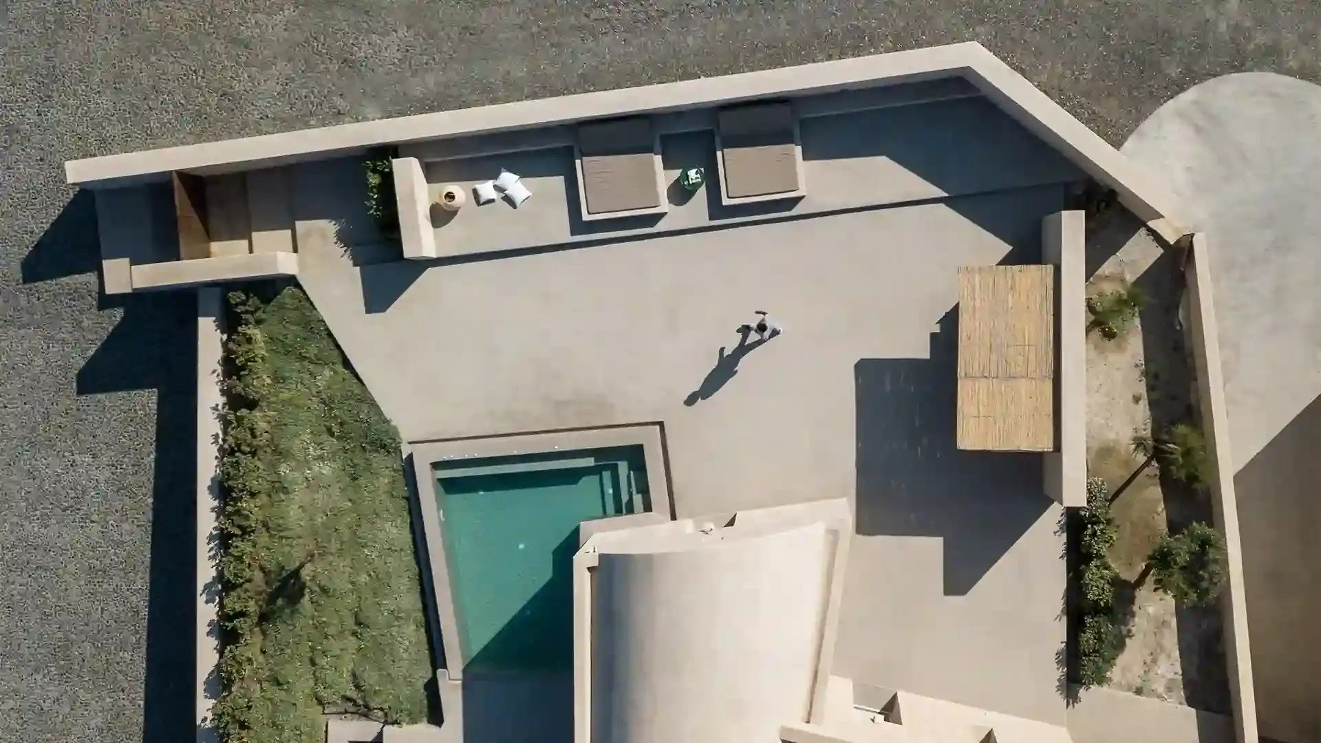 House in Pyrgos سانتورینی معماری Kapsimalis با فرم قلعهای