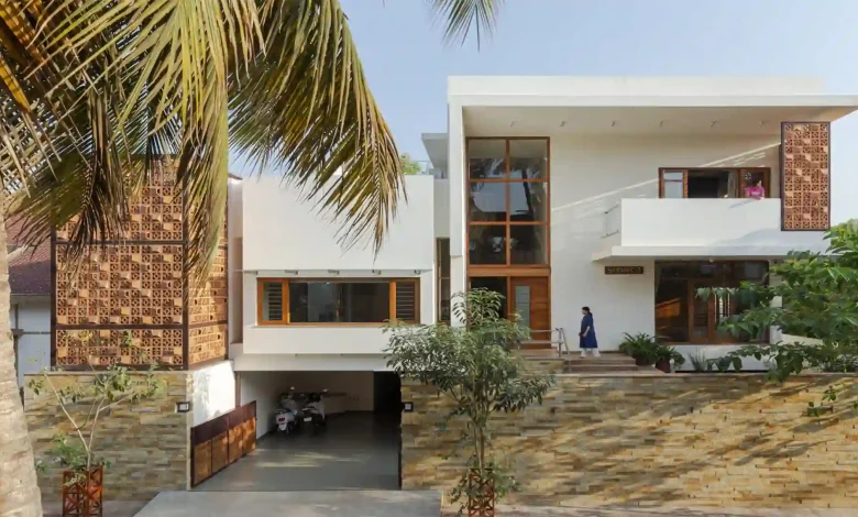 پاویون استخر تراکوتا Belagavi معماری حسی در هند 🇮🇳